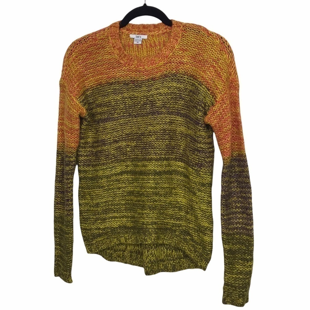 Bar III Colorblock Knit Sweater XS